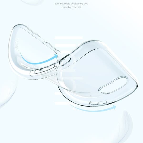 X-LEVEL Oxygen Series TPU Mobilskal för iPhone XR 6.1 tum - Klar
