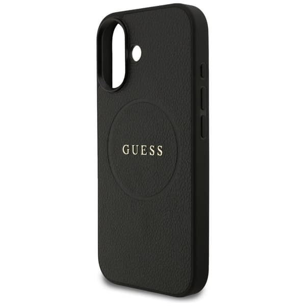 Guess Telefontaske til iPhone 17 MagSafe Kornet Ring - Sort Svart