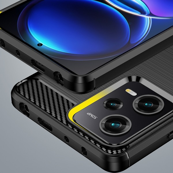 Xiaomi Poco X5 Pro/Redmi Note 12 Pro Mobilskal Carbon - Svart