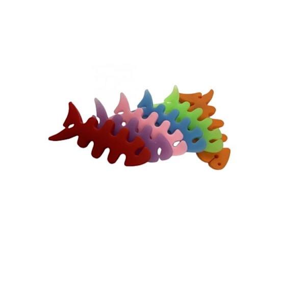 Kabelhållare för Hörlurar Fish-shaped - Grön Svart