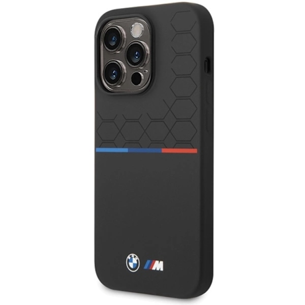 BMW Mobilskal till iPhone 15 Pro Max Magsafe M Silikon Pattern Black