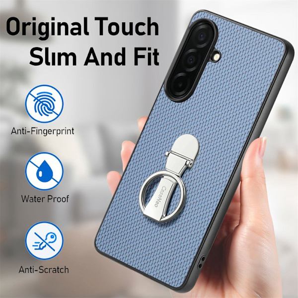Mobilskal för Samsung Galaxy S26 Plus Kortfack Kickstand - Blå