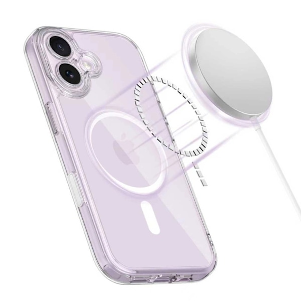 Tech-Protect Telefontaske til iPhone 17 Magsafe Peak - Klar Transparent