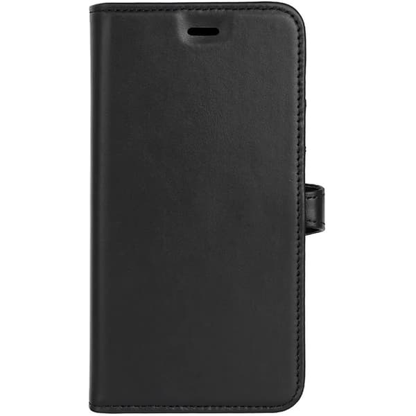 BUFFALO Ægte Læder Galaxy S23 5G Pung Taske Læder 2-i-1 - Sort Black