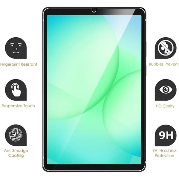 Mobilskal till Galaxy Tab A11 TPU Drop-Resistant med Härdat Glas - Clear Transparent