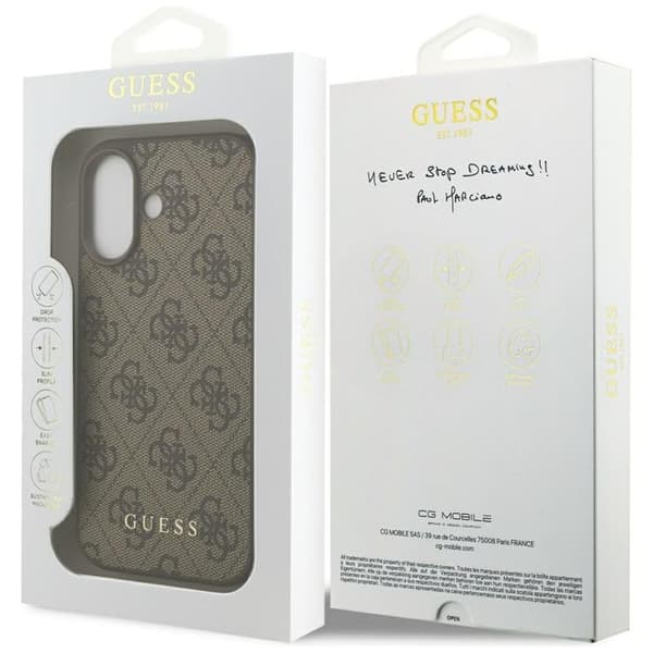 Guess Mobilskal till iPhone 17 4G Classic - Brun Brun
