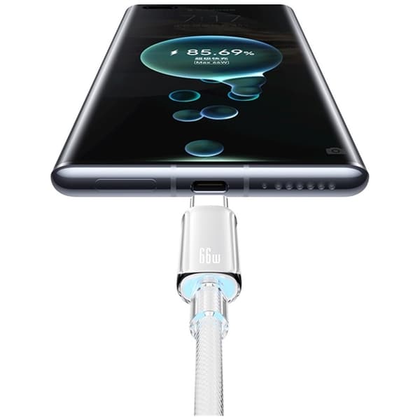 Usams USB-A til USB-C Kabel 1.2m Cloud - Blå Blå