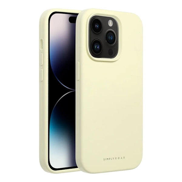 Telefontaske til iPhone 16e Cloud Skin - Lysegul Gul