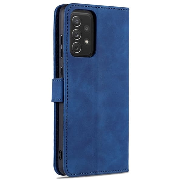 AZNS Samsung Galaxy A72 Plånboksfodral i Konstläder - Blå