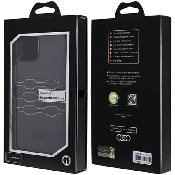 Audi Mobilskal till iPhone 15/14 Plus Magsafe IML - Svart Svart