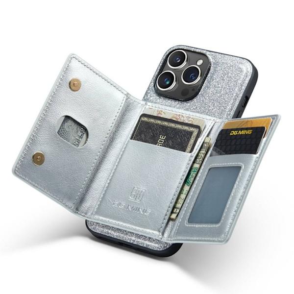 DG.MING M3 Series Mobilskal till iPhone 13 Pro 2-i-1 Silver