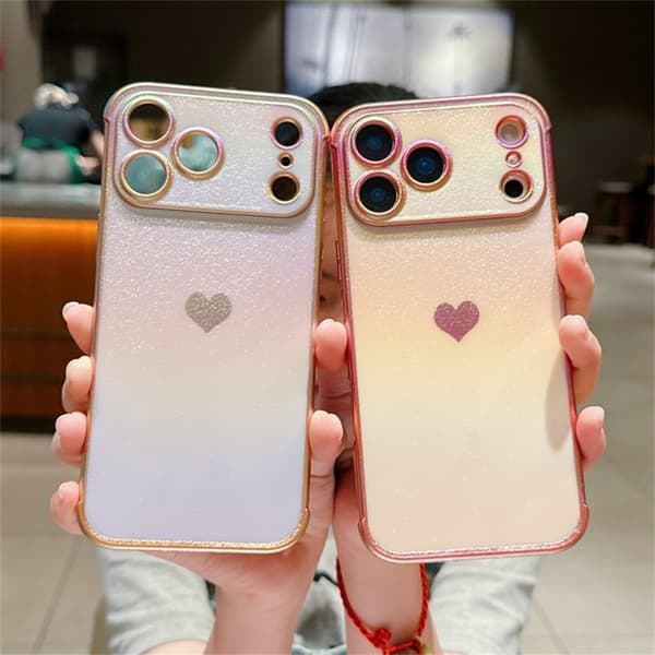 Mobilskal till iPhone 17 Pro Dazzling Color Electroplated TPU - Rosa Rosa