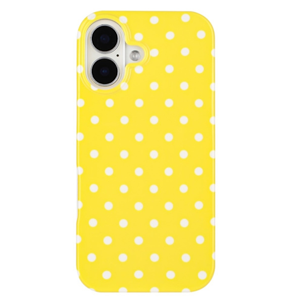 Mobilskal till iPhone 17 Dot Design Imd Tpu - Gul Gul