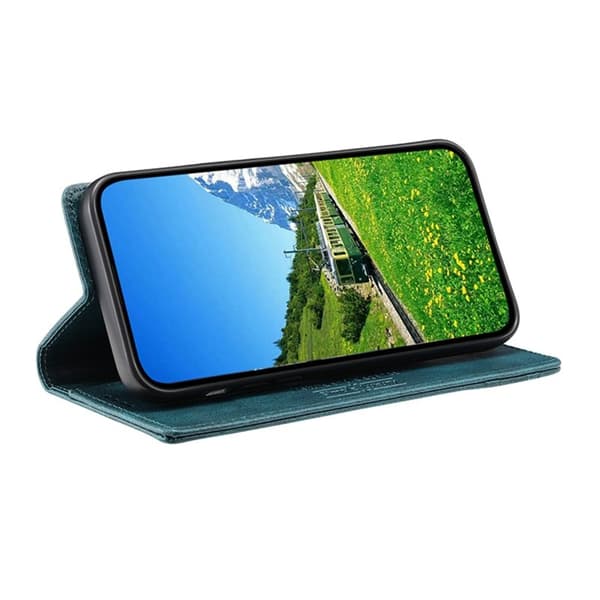 TTUDRCH Samsung Galaxy S26 Plus Plånboksfodral Konstläder RFID Skydd - Grön