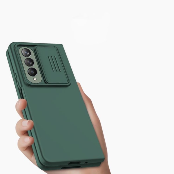 Nillkin Galaxy Z Fold 4 Mobile Cover CamShield Silky - vihreä