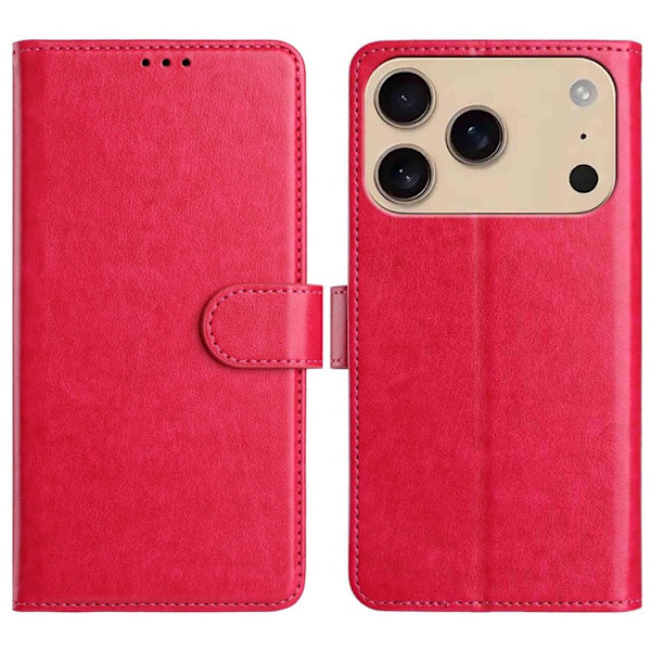 iPhone 17 Pro Plånboksfodral Folio - Rosa Rosa