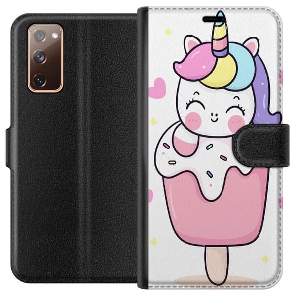 Pung Taske til Samsung Galaxy S20 FE med Happy Unicorn
