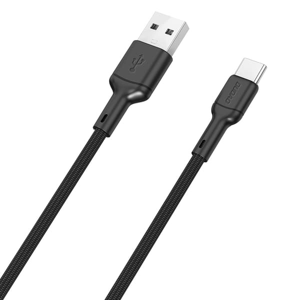 Dudao USB-A - USB-C kabel 5A 1m L9T - Svart Svart