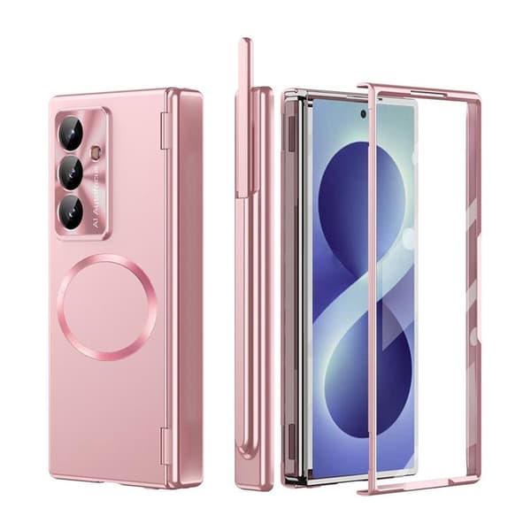 Mobilskal För Galaxy Z Fold 8 MagSafe Hård PC - Roséguld