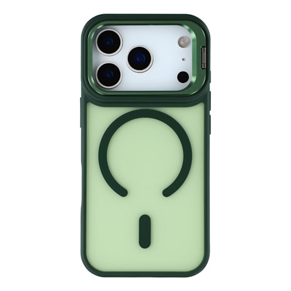 Mobilskal till iPhone 17 Pro Max MagSafe Lins Kickstand - Grön Grön