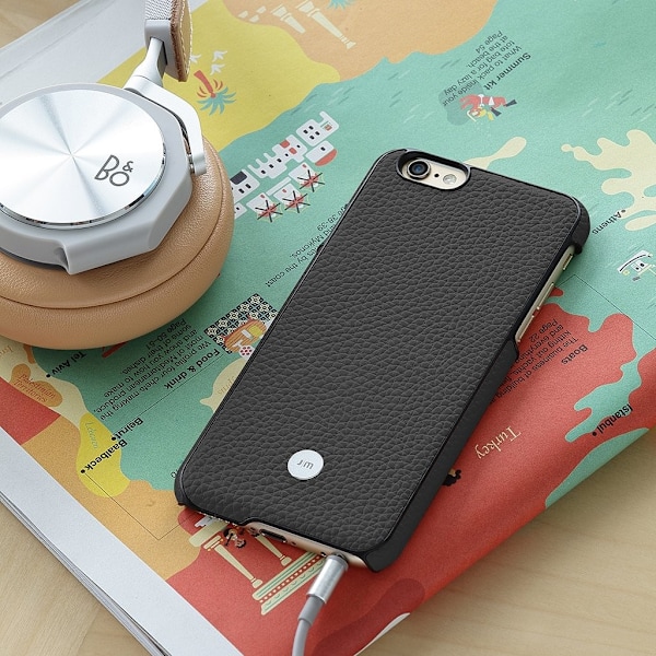 Just Mobile Quattro Läderfodral för Apple iPhone 6(S) Plus - Svart Svart
