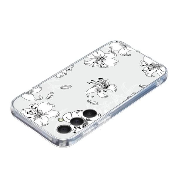 Mobilskal till Samsung Galaxy S26+ Mjuk TPU Mönstertryck - Vit Blomma