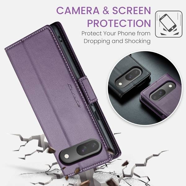 CASEME Plånboksfodral Konstläder för Google Pixel 10 Pro - Lila