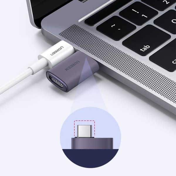 UGreen Adaptrar USB-C Till HDMI - Grå