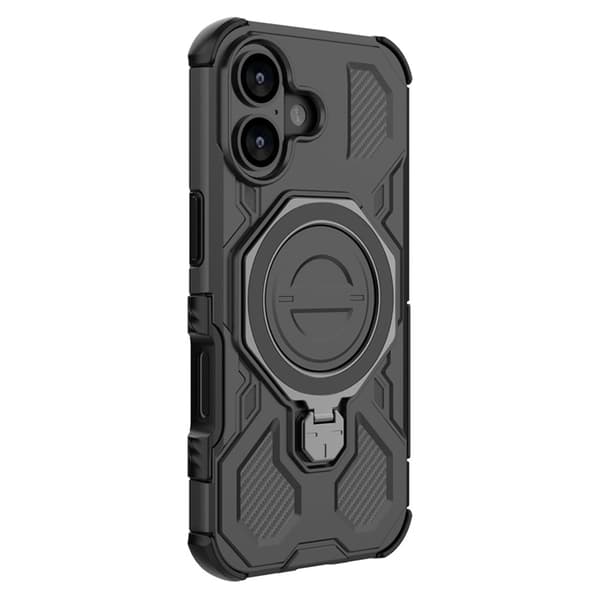Mobilskal till iPhone 17 Rotating Kickstand - Svart Svart