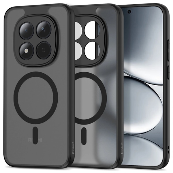 Tech-Protect Mobilskal För Xiaomi Redmi Note 15 Pro Magsafe Magmat Svart