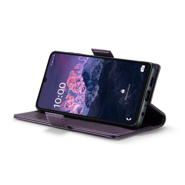 CASEME Plånboksfodral Konstläder för Samsung Galaxy A06 4G - Lila