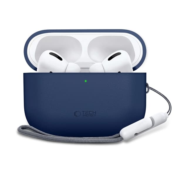 Tech-Protect Apple Airpods Pro 3 Etui Silikone - Navy Blå