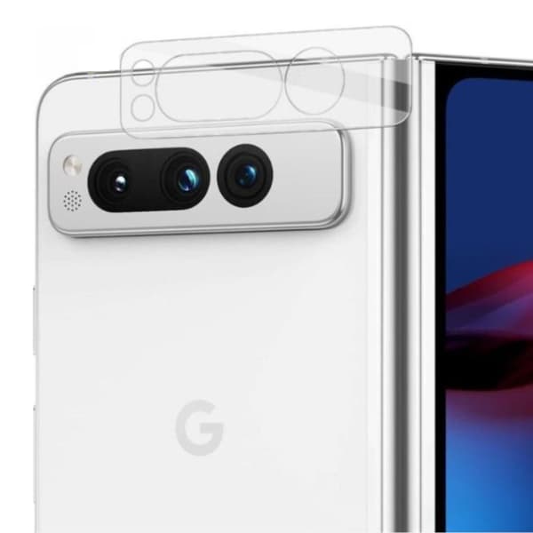 [2-Pack] IMAK Google Pixel Fold Kameralinsskydd i Härdat glas Transparent