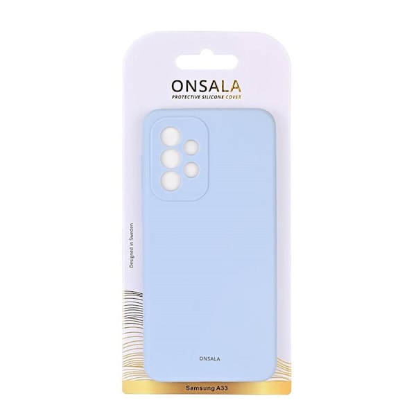 Onsala Mobilskal Silikon Galaxy A33 5G - Ljusblå Blå