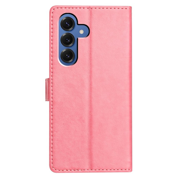 Samsung Galaxy S26 Plus Plånboksfodral Konstläder Ställfunktion - Roséguld