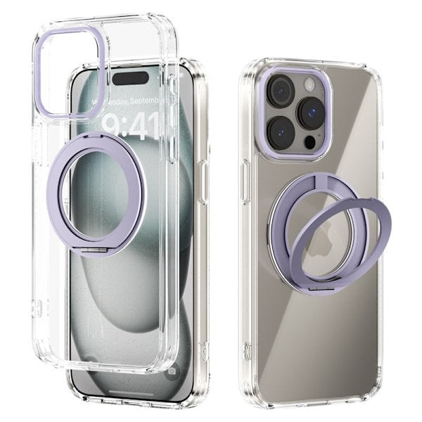 ABEEL Q-LUCK Mobilskal till iPhone 13 Pro Max Shockproof Lila