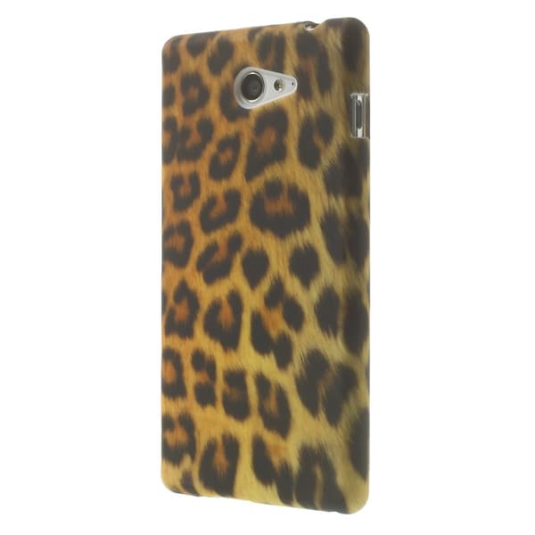 Skal till Sony Xperia M2 - Leopard Mönster