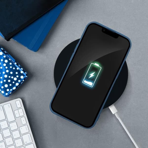 Mobilskal till iPhone 16 Plus Silikon - Blå Blå
