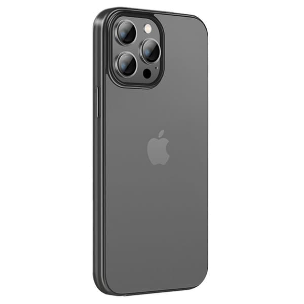 X-LEVEL Mobilskal till iPhone 15 Pro Transparent Anti-fingeravtryck Svart