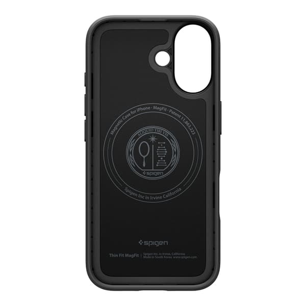 Spigen telefontaske til iPhone 17 Magsafe Thin Fit - Sort Svart