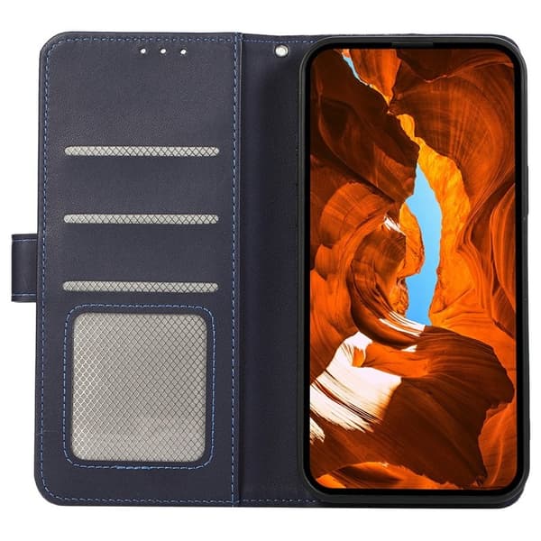 Samsung Galaxy S26/S26 Pro Skal RFID Skydd Konstläder - Blå