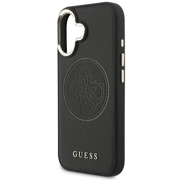 Guess Mobilskal För iPhone 17 MagSafe Perforated 4G - Svart