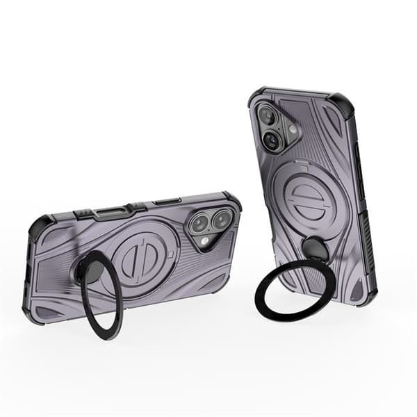 Mobilskal till iPhone 16 MagSafe Magnetic Kickstand - Lila