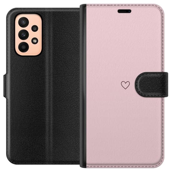 Pungcover til Samsung Galaxy A23 med Lille Hjerte