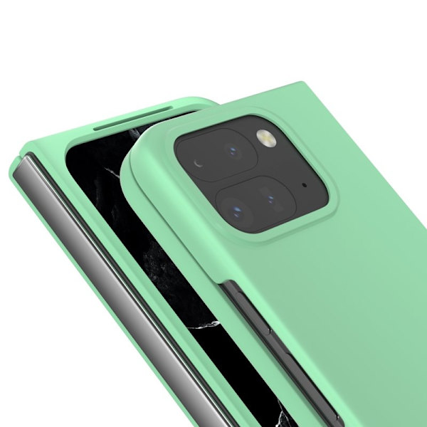 ABEEL Mobilskal till Google Pixel 9 Pro Fold 5G Hård PC Skydd Ljusgrön