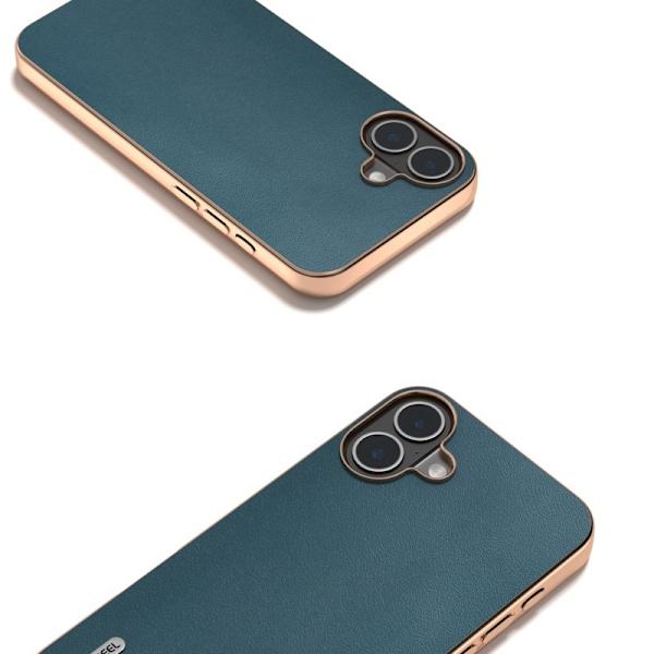 ABEEL Mobilskal till iPhone 16 Plus Electroplating Edge Grön