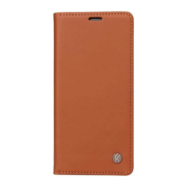 YIKATU Samsung Galaxy S26 Plus Skal PU Läder - Brun