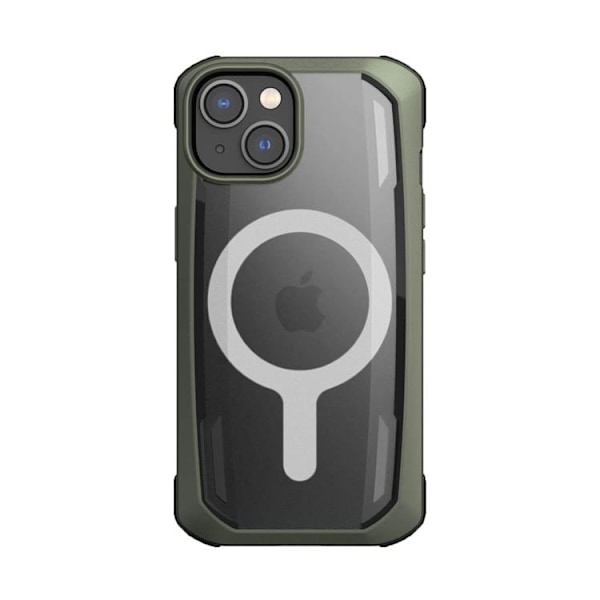 Raptic iPhone 14 Skal Magsafe Secure Armored - Grön