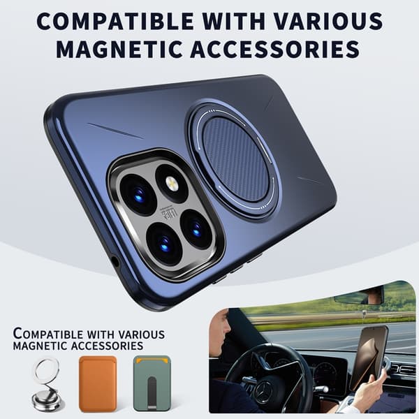 Mobilskal till Xiaomi 15T Magsafe Rotating Kickstand TPU + PC Blå