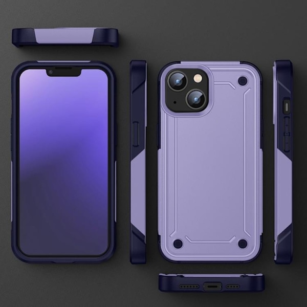 iPhone 14 Pro Skal ShockProof - Lila Lila